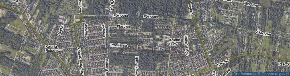 Zdjęcie satelitarne Przyjemna ul.